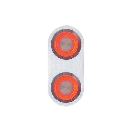 Autoloc Power Accessories AutoLoc Power Accessories AUTBBA21 Daytona Billet Switch with RED LED Illumination - Single Switch 12539